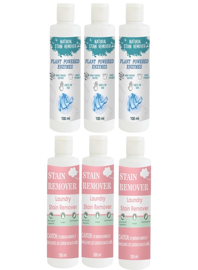 TOOVUS Stain Remover Combo Pack of Shirt (Pack of 3), Pink (Pack of 2) and Pink Stain Remover | Multi-Surface Cleaning Solution for Clothes, Fabrics, Upholstery (100 g Each) - Image 1